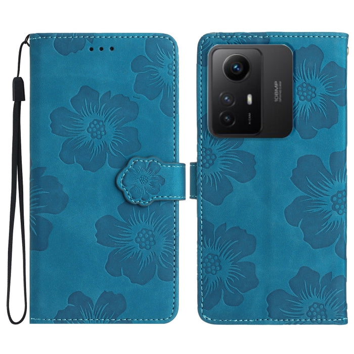 Estuche para teléfono de cuero con patrón de estampado de flores, For Xiaomi Redmi Note 10 5G, For Xiaomi Redmi Note 11 Pro 5G Global, For Xiaomi Redmi Note 11 4G Global / Note 11S, For Xiaomi Redmi Note 12 5G, For Xiaomi Redmi Note 12 Pro 5G          ...