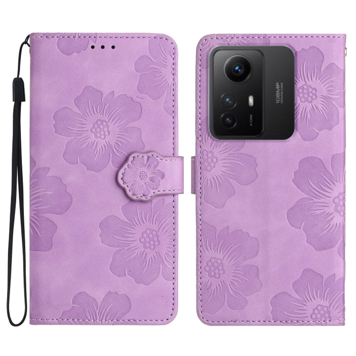 Estuche para teléfono de cuero con patrón de estampado de flores, For Xiaomi Redmi Note 10 5G, For Xiaomi Redmi Note 11 Pro 5G Global, For Xiaomi Redmi Note 11 4G Global / Note 11S, For Xiaomi Redmi Note 12 5G, For Xiaomi Redmi Note 12 Pro 5G          ...