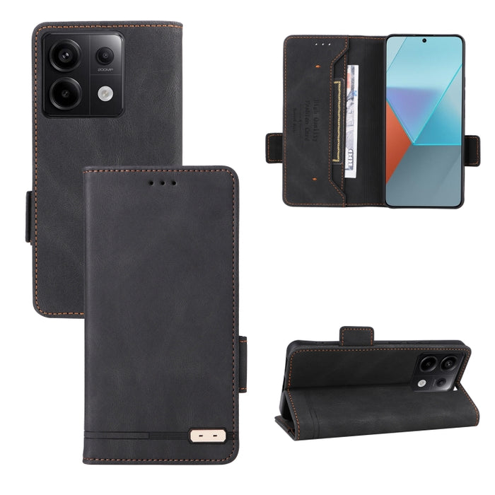 Caja de teléfono de cuero con cierre magnético, For Xiaomi Redmi Note 13 Pro 4G, For Xiaomi Redmi K70E 5G, For Xiaomi Redmi Note 13R Pro, For Xiaomi 14 Pro, For Xiaomi 14, For Xiaomi Redmi Note 13 5G, For Xiaomi Redmi Note 13 4G, For Xiaomi Redmi 13C  ...