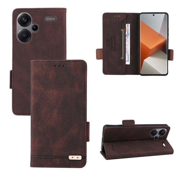Caja de teléfono de cuero con cierre magnético, For Xiaomi Redmi Note 13 Pro 4G, For Xiaomi Redmi K70E 5G, For Xiaomi Redmi Note 13R Pro, For Xiaomi 14 Pro, For Xiaomi 14, For Xiaomi Redmi Note 13 5G, For Xiaomi Redmi Note 13 4G, For Xiaomi Redmi 13C  ...