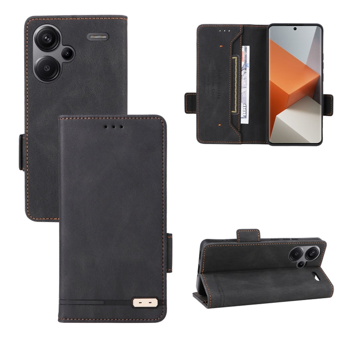 Caja de teléfono de cuero con cierre magnético, For Xiaomi Redmi Note 13 Pro 4G, For Xiaomi Redmi K70E 5G, For Xiaomi Redmi Note 13R Pro, For Xiaomi 14 Pro, For Xiaomi 14, For Xiaomi Redmi Note 13 5G, For Xiaomi Redmi Note 13 4G, For Xiaomi Redmi 13C  ...