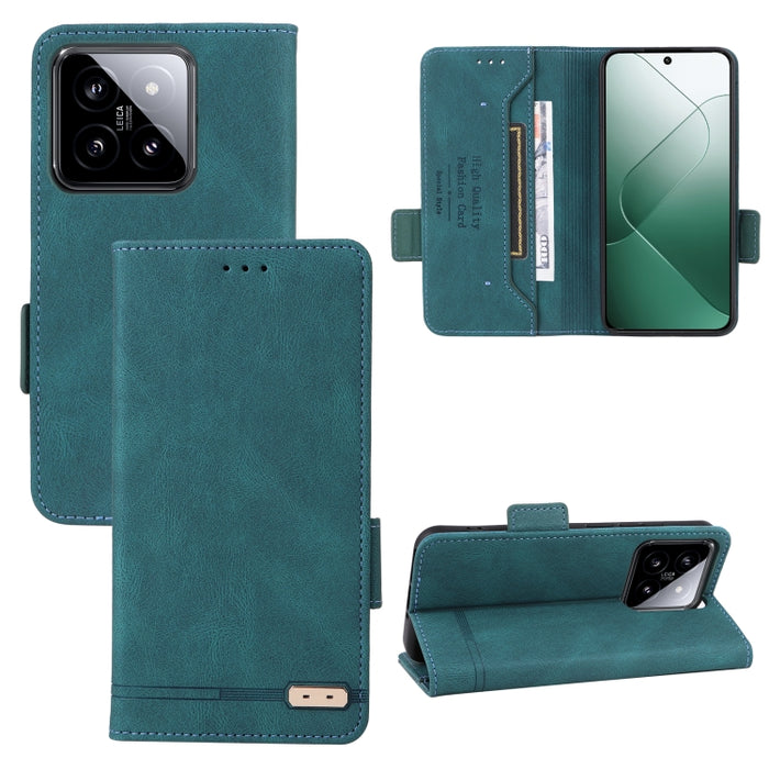 Caja de teléfono de cuero con cierre magnético, For Xiaomi Redmi Note 13 Pro 4G, For Xiaomi Redmi K70E 5G, For Xiaomi Redmi Note 13R Pro, For Xiaomi 14 Pro, For Xiaomi 14, For Xiaomi Redmi Note 13 5G, For Xiaomi Redmi Note 13 4G, For Xiaomi Redmi 13C  ...