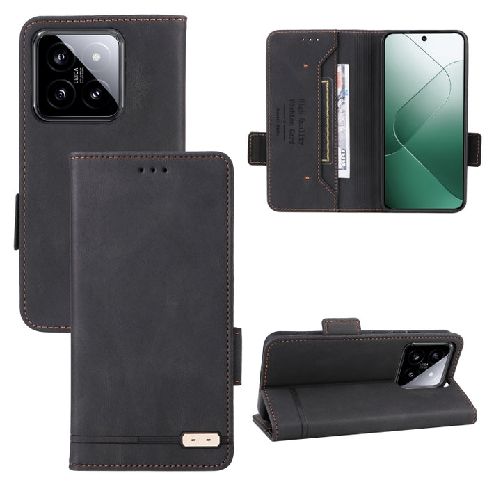 Caja de teléfono de cuero con cierre magnético, For Xiaomi Redmi Note 13 Pro 4G, For Xiaomi Redmi K70E 5G, For Xiaomi Redmi Note 13R Pro, For Xiaomi 14 Pro, For Xiaomi 14, For Xiaomi Redmi Note 13 5G, For Xiaomi Redmi Note 13 4G, For Xiaomi Redmi 13C  ...