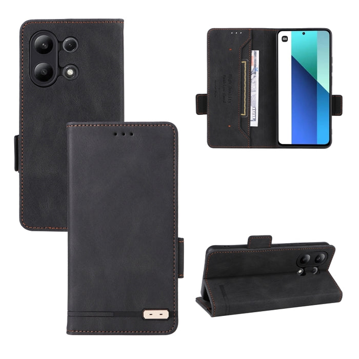 Caja de teléfono de cuero con cierre magnético, For Xiaomi Redmi Note 13 Pro 4G, For Xiaomi Redmi K70E 5G, For Xiaomi Redmi Note 13R Pro, For Xiaomi 14 Pro, For Xiaomi 14, For Xiaomi Redmi Note 13 5G, For Xiaomi Redmi Note 13 4G, For Xiaomi Redmi 13C  ...