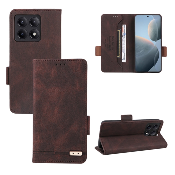 Caja de teléfono de cuero con cierre magnético, For Xiaomi Redmi Note 13 Pro 4G, For Xiaomi Redmi K70E 5G, For Xiaomi Redmi Note 13R Pro, For Xiaomi 14 Pro, For Xiaomi 14, For Xiaomi Redmi Note 13 5G, For Xiaomi Redmi Note 13 4G, For Xiaomi Redmi 13C  ...