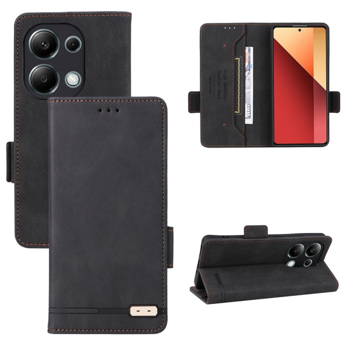 Caja de teléfono de cuero con cierre magnético, For Xiaomi Redmi Note 13 Pro 4G, For Xiaomi Redmi K70E 5G, For Xiaomi Redmi Note 13R Pro, For Xiaomi 14 Pro, For Xiaomi 14, For Xiaomi Redmi Note 13 5G, For Xiaomi Redmi Note 13 4G, For Xiaomi Redmi 13C  ...