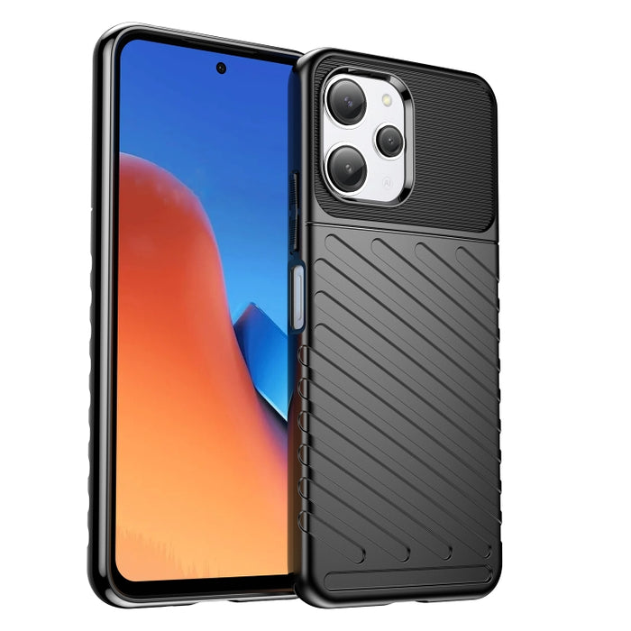 Estuche protector de teléfono suave TPU a prueba de golpes Thunderbolt, For Xiaomi Poco M6 Pro, For Xiaomi Redmi 12 5G, For Xiaomi Redmi 12R, For Xiaomi Redmi 12, For Xiaomi Redmi Note 12R Pro, For Xiaomi Poco X5, For Xiaomi Redmi Note 12S             ...