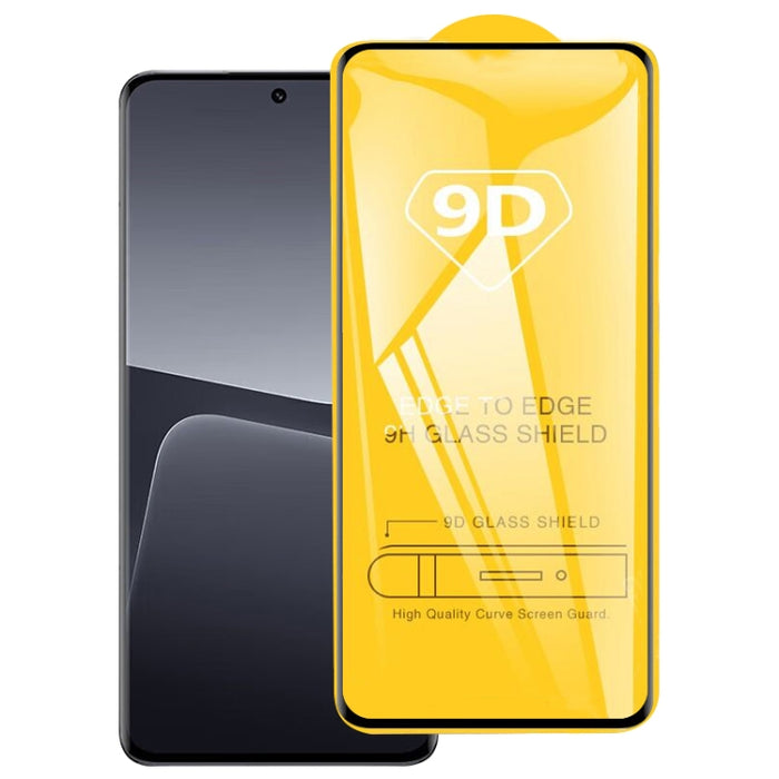 Película de vidrio templado de pantalla de pegamento completo 9D, For Xiaomi Redmi 12 / 12R / 12 5G / Note 12R / Poco M6 Pro, For Xiaomi 13T, For Xiaomi Redmi Note 12T Pro