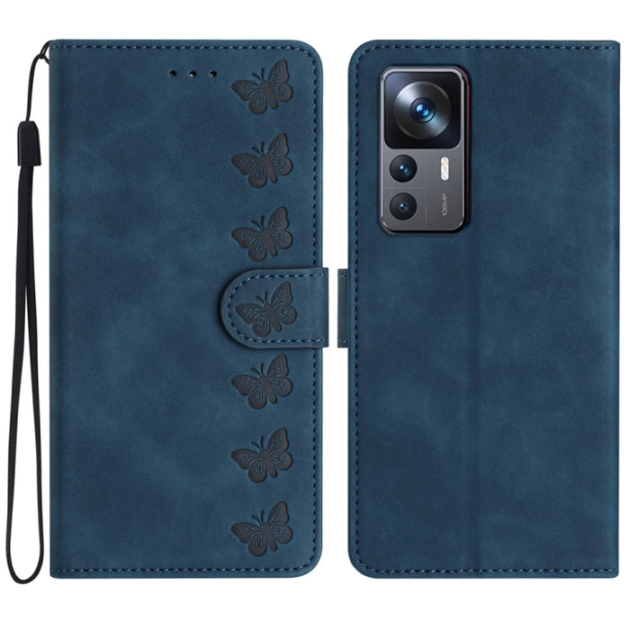 Estuche para teléfono de cuero con relieve de siete mariposas, For Xiaomi Redmi 13C 4G, For Xiaomi 13T, For Xiaomi Mi 11 Lite, For Xiaomi Redmi Note 12 Pro 5G Global, For Xiaomi Redmi Note 12 5G Global, For Xiaomi 13 Pro, For Xiaomi 13                 ...