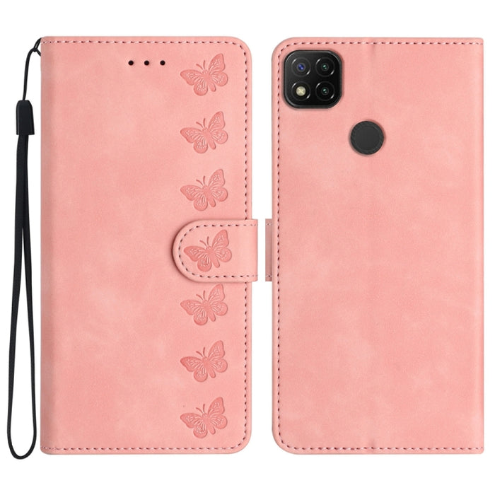 Estuche para teléfono de cuero con relieve de siete mariposas, For Xiaomi Redmi 13C 4G, For Xiaomi 13T, For Xiaomi Mi 11 Lite, For Xiaomi Redmi Note 12 Pro 5G Global, For Xiaomi Redmi Note 12 5G Global, For Xiaomi 13 Pro, For Xiaomi 13                 ...