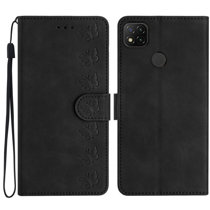 Estuche para teléfono de cuero con relieve de siete mariposas, For Xiaomi Redmi 13C 4G, For Xiaomi 13T, For Xiaomi Mi 11 Lite, For Xiaomi Redmi Note 12 Pro 5G Global, For Xiaomi Redmi Note 12 5G Global, For Xiaomi 13 Pro, For Xiaomi 13                 ...