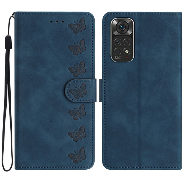 Estuche para teléfono de cuero con relieve de siete mariposas, For Xiaomi Redmi 13C 4G, For Xiaomi 13T, For Xiaomi Mi 11 Lite, For Xiaomi Redmi Note 12 Pro 5G Global, For Xiaomi Redmi Note 12 5G Global, For Xiaomi 13 Pro, For Xiaomi 13                 ...