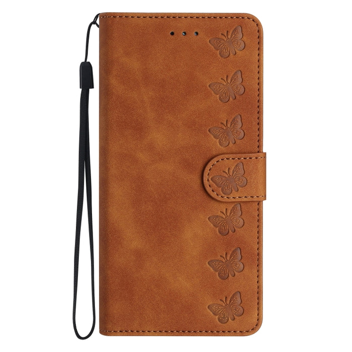 Estuche para teléfono de cuero con relieve de siete mariposas, For Xiaomi Redmi 13C 4G, For Xiaomi 13T, For Xiaomi Mi 11 Lite, For Xiaomi Redmi Note 12 Pro 5G Global, For Xiaomi Redmi Note 12 5G Global, For Xiaomi 13 Pro, For Xiaomi 13                 ...