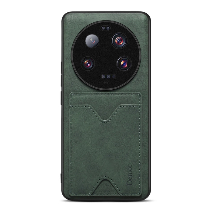 Denior PU Contraportada Ranura para tarjeta Funda para teléfono, For Xiaomi 13 Ultra