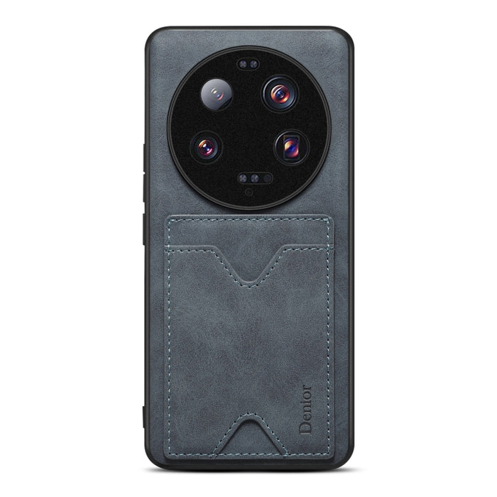Denior PU Contraportada Ranura para tarjeta Funda para teléfono, For Xiaomi 13 Ultra