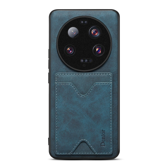 Denior PU Contraportada Ranura para tarjeta Funda para teléfono, For Xiaomi 13 Ultra