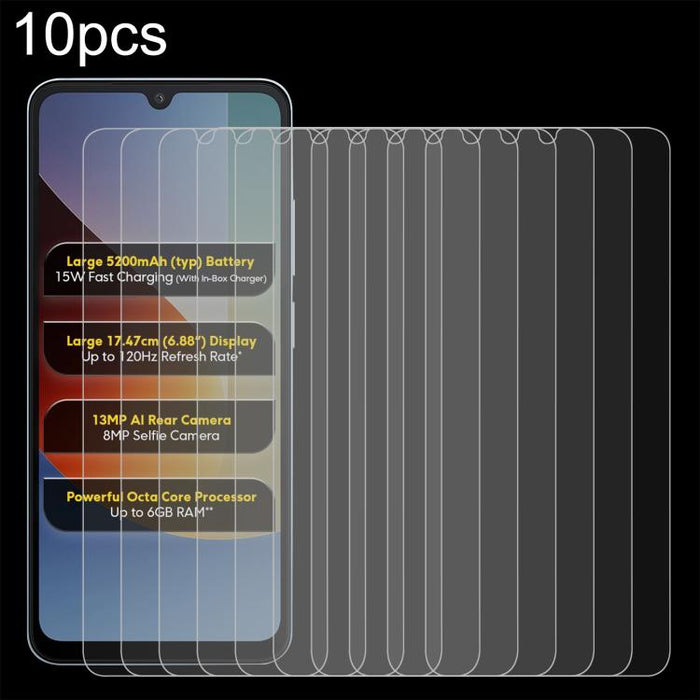 10pcs 0.26mm 9H 2.5D Película de vidrio templado, For Redmi Note 15 Special 5G, For Redmi 15a 5G, For Xiaomi 17T 5G, For Redmi A7 Pro 4G, For Xiaomi Poco X8 Pro Max 5G, For Xiaomi Poco X8 Pro 5G, For Redmi Turbo 5 Max 5G, For Redmi Turbo 5 5G          ...