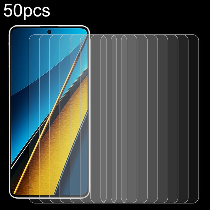 50pcs 0.26mm 9H 2.5D Película de vidrio templado, For Xiaomi 17 Ultra, For Redmi Note 15 4G Global 164mm, For Redmi Note 15 Pro 4G Global 163.2mm, For Xiaomi Poco F8 Pro, For Redmi K90 Pro Max / Champion Edition, For Redmi K90, For Xiaomi 17 Pro Max   ...