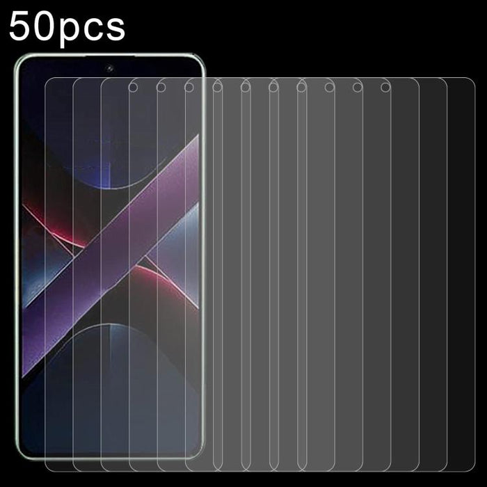 50pcs 0.26mm 9H 2.5D Película de vidrio templado, For Xiaomi 17 Ultra, For Redmi Note 15 4G Global 164mm, For Redmi Note 15 Pro 4G Global 163.2mm, For Xiaomi Poco F8 Pro, For Redmi K90 Pro Max / Champion Edition, For Redmi K90, For Xiaomi 17 Pro Max   ...