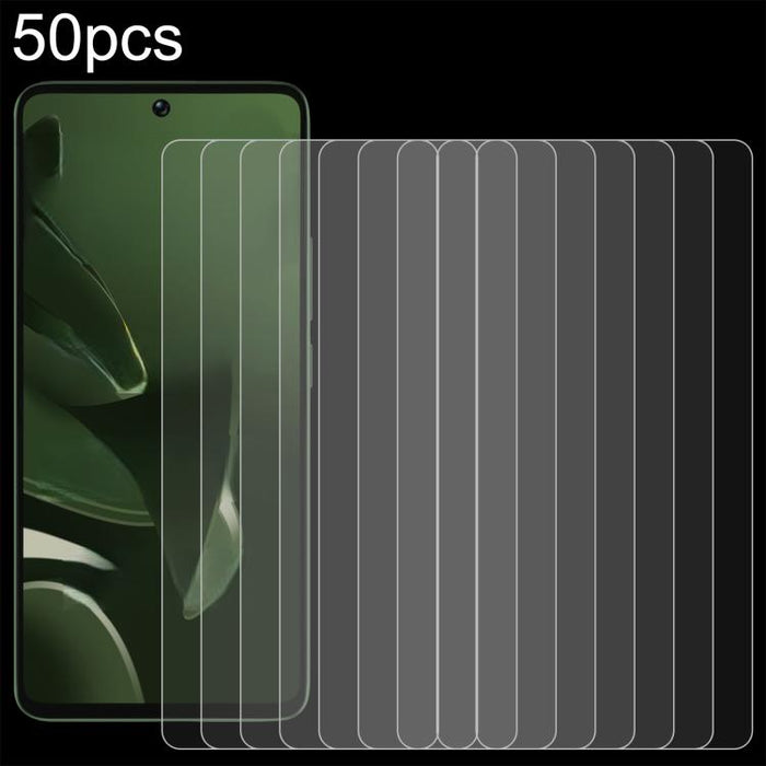 50pcs 0.26mm 9H 2.5D Película de vidrio templado, For Xiaomi 17 Ultra, For Redmi Note 15 4G Global 164mm, For Redmi Note 15 Pro 4G Global 163.2mm, For Xiaomi Poco F8 Pro, For Redmi K90 Pro Max / Champion Edition, For Redmi K90, For Xiaomi 17 Pro Max   ...