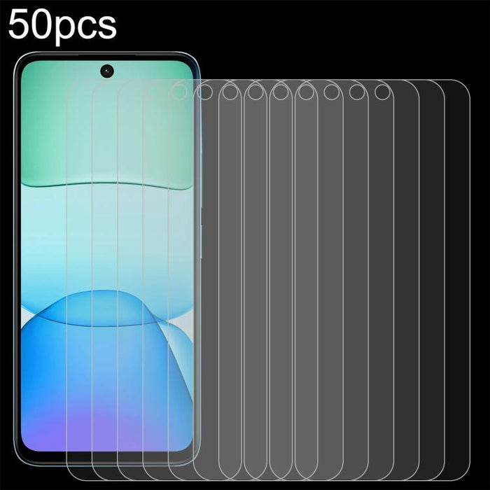 50pcs 0.26mm 9H 2.5D Película de vidrio templado, For Xiaomi 17 Ultra, For Redmi Note 15 4G Global 164mm, For Redmi Note 15 Pro 4G Global 163.2mm, For Xiaomi Poco F8 Pro, For Redmi K90 Pro Max / Champion Edition, For Redmi K90, For Xiaomi 17 Pro Max   ...