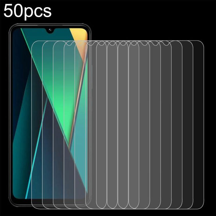 50pcs 0.26mm 9H 2.5D Película de vidrio templado, For Xiaomi 17 Ultra, For Redmi Note 15 4G Global 164mm, For Redmi Note 15 Pro 4G Global 163.2mm, For Xiaomi Poco F8 Pro, For Redmi K90 Pro Max / Champion Edition, For Redmi K90, For Xiaomi 17 Pro Max   ...