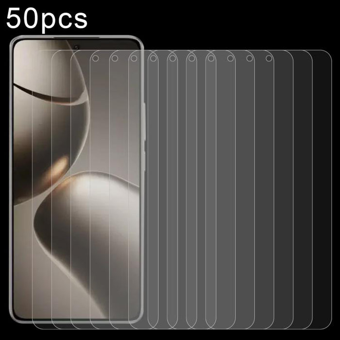 50pcs 0.26mm 9H 2.5D Película de vidrio templado, For Xiaomi 17 Ultra, For Redmi Note 15 4G Global 164mm, For Redmi Note 15 Pro 4G Global 163.2mm, For Xiaomi Poco F8 Pro, For Redmi K90 Pro Max / Champion Edition, For Redmi K90, For Xiaomi 17 Pro Max   ...