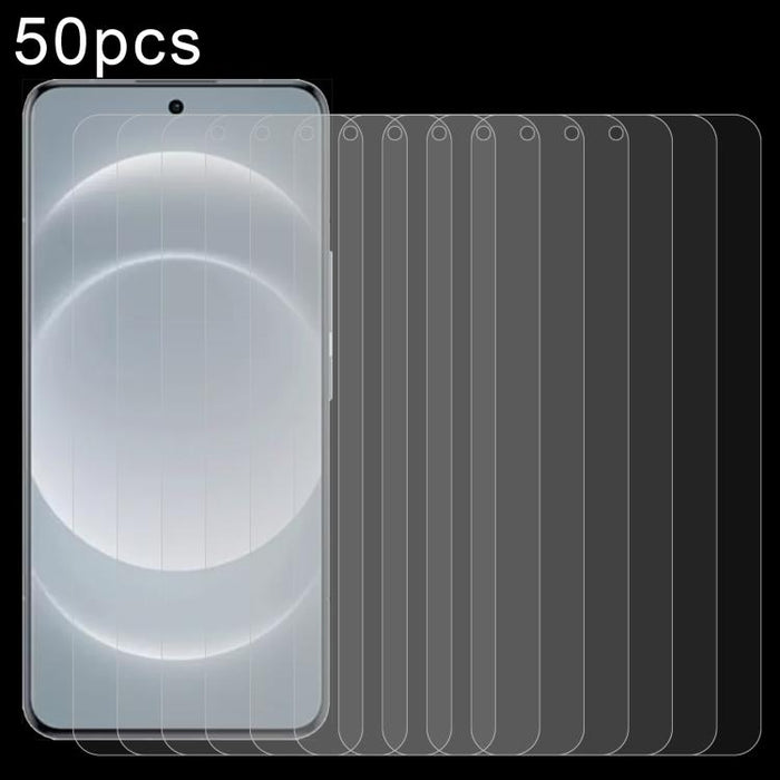 50pcs 0.26mm 9H 2.5D Película de vidrio templado, For Xiaomi 17 Ultra, For Redmi Note 15 4G Global 164mm, For Redmi Note 15 Pro 4G Global 163.2mm, For Xiaomi Poco F8 Pro, For Redmi K90 Pro Max / Champion Edition, For Redmi K90, For Xiaomi 17 Pro Max   ...