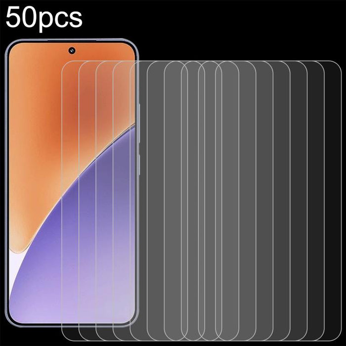 50pcs 0.26mm 9H 2.5D Película de vidrio templado, For Xiaomi 17 Ultra, For Redmi Note 15 4G Global 164mm, For Redmi Note 15 Pro 4G Global 163.2mm, For Xiaomi Poco F8 Pro, For Redmi K90 Pro Max / Champion Edition, For Redmi K90, For Xiaomi 17 Pro Max   ...