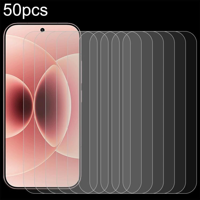 50pcs 0.26mm 9H 2.5D Película de vidrio templado, For Xiaomi 17 Ultra, For Redmi Note 15 4G Global 164mm, For Redmi Note 15 Pro 4G Global 163.2mm, For Xiaomi Poco F8 Pro, For Redmi K90 Pro Max / Champion Edition, For Redmi K90, For Xiaomi 17 Pro Max   ...