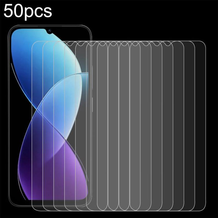 50pcs 0.26mm 9H 2.5D Película de vidrio templado, For Xiaomi 17 Ultra, For Redmi Note 15 4G Global 164mm, For Redmi Note 15 Pro 4G Global 163.2mm, For Xiaomi Poco F8 Pro, For Redmi K90 Pro Max / Champion Edition, For Redmi K90, For Xiaomi 17 Pro Max   ...