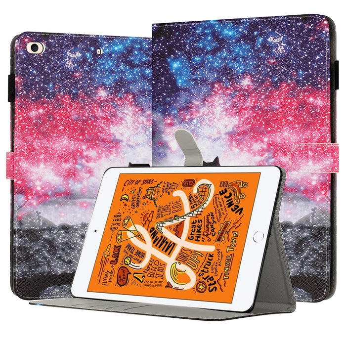 Funda para tableta inteligente de cuero pintado