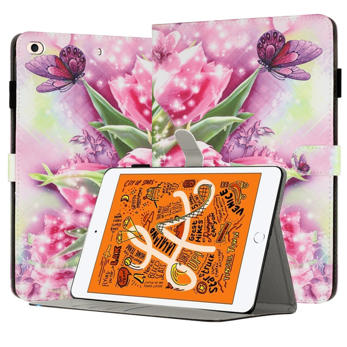 Funda para tableta inteligente de cuero pintado