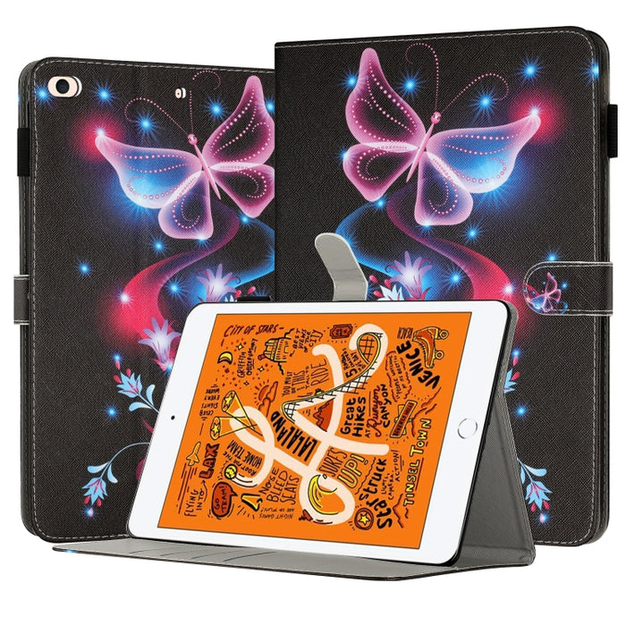 Funda para tableta inteligente de cuero pintado