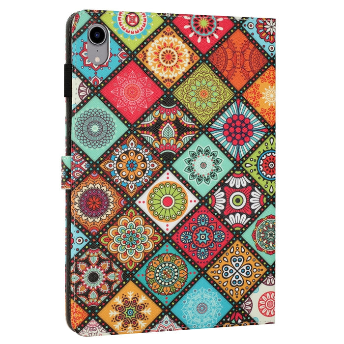 Funda para tableta inteligente de cuero pintado