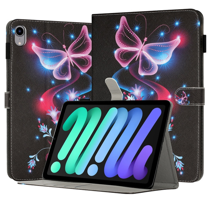 Funda para tableta inteligente de cuero pintado