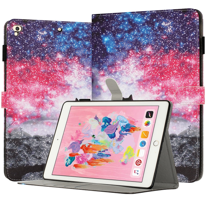 Funda para tableta inteligente de cuero pintado