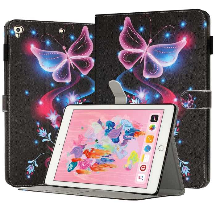 Funda para tableta inteligente de cuero pintado
