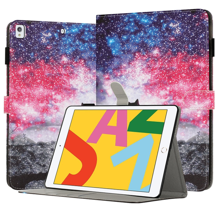 Funda para tableta inteligente de cuero pintado