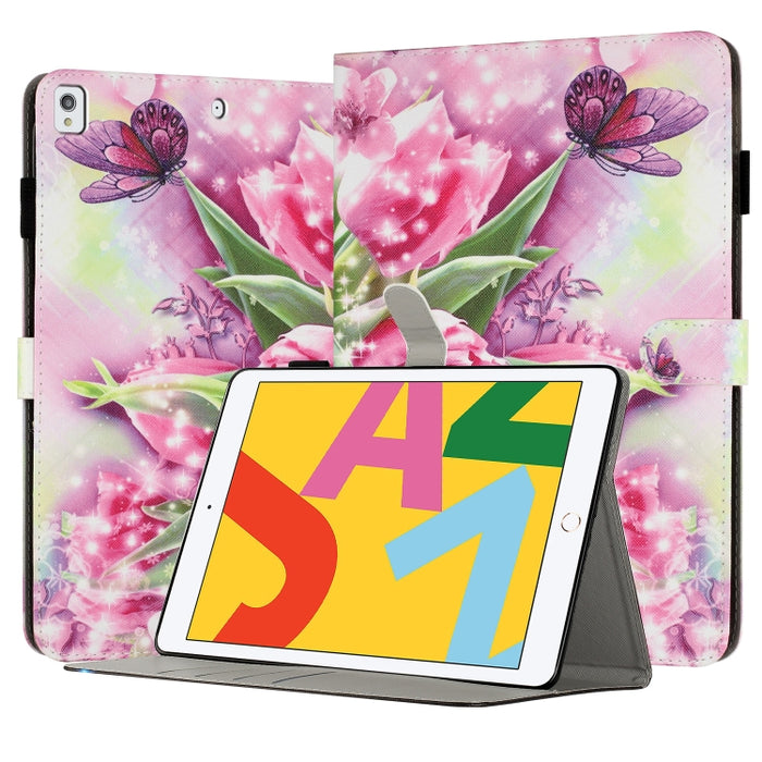 Funda para tableta inteligente de cuero pintado