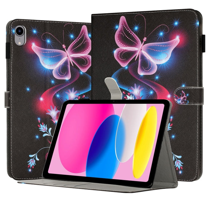 Funda para tableta inteligente de cuero pintado