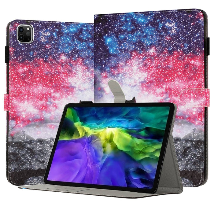 Funda para tableta inteligente de cuero pintado
