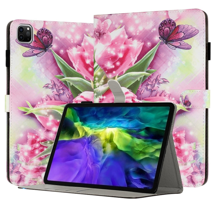 Funda para tableta inteligente de cuero pintado