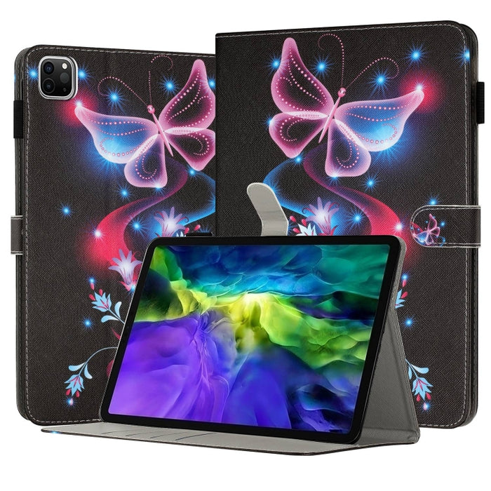Funda para tableta inteligente de cuero pintado