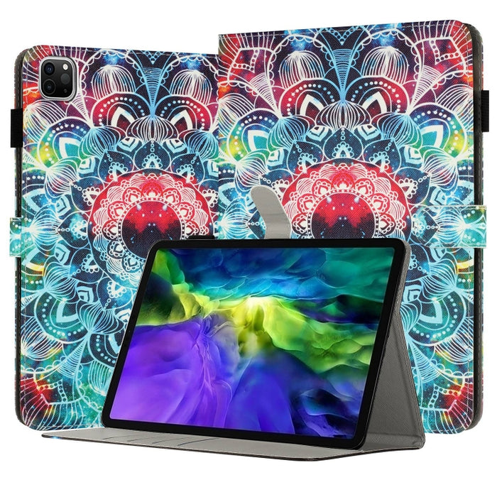 Funda para tableta inteligente de cuero pintado