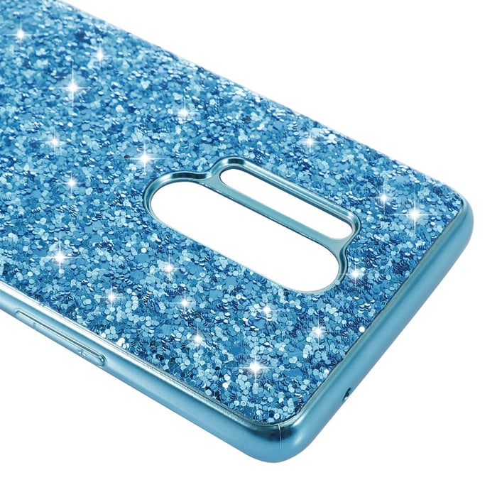 Estuche protector de TPU a prueba de golpes con polvo de brillo, For Xiaomi Redmi 8A / 8A Pro, For Xiaomi Redmi K30, For Xiaomi Redmi Note 9 Pro, For OnePlus 8 Pro, For OnePlus 8