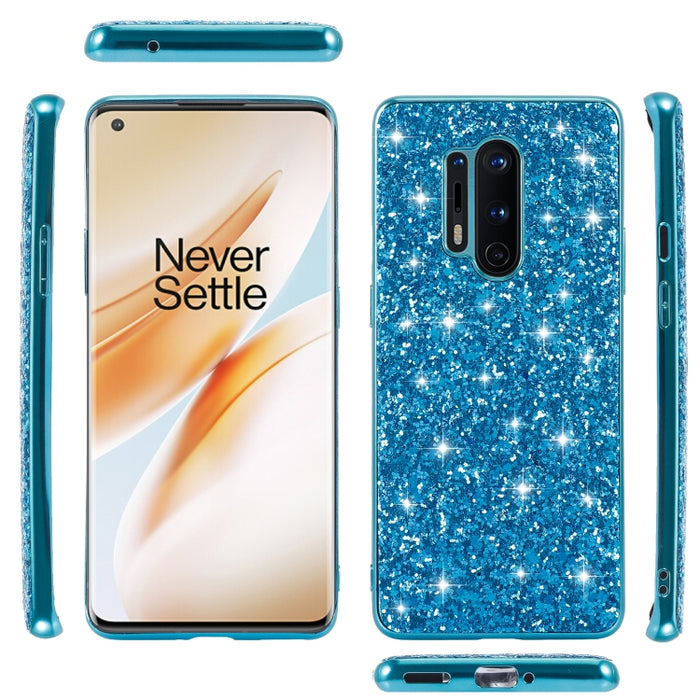 Estuche protector de TPU a prueba de golpes con polvo de brillo, For Xiaomi Redmi 8A / 8A Pro, For Xiaomi Redmi K30, For Xiaomi Redmi Note 9 Pro, For OnePlus 8 Pro, For OnePlus 8