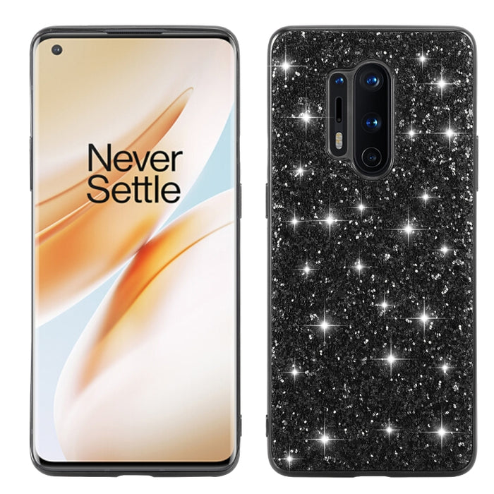 Estuche protector de TPU a prueba de golpes con polvo de brillo, For Xiaomi Redmi 8A / 8A Pro, For Xiaomi Redmi K30, For Xiaomi Redmi Note 9 Pro, For OnePlus 8 Pro, For OnePlus 8