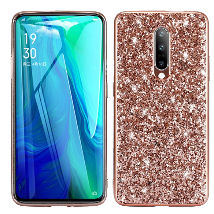 Estuche protector de TPU a prueba de golpes con polvo de brillo, For Xiaomi Redmi 8A / 8A Pro, For Xiaomi Redmi K30, For Xiaomi Redmi Note 9 Pro, For OnePlus 8 Pro, For OnePlus 8