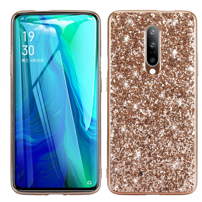 Estuche protector de TPU a prueba de golpes con polvo de brillo, For Xiaomi Redmi 8A / 8A Pro, For Xiaomi Redmi K30, For Xiaomi Redmi Note 9 Pro, For OnePlus 8 Pro, For OnePlus 8
